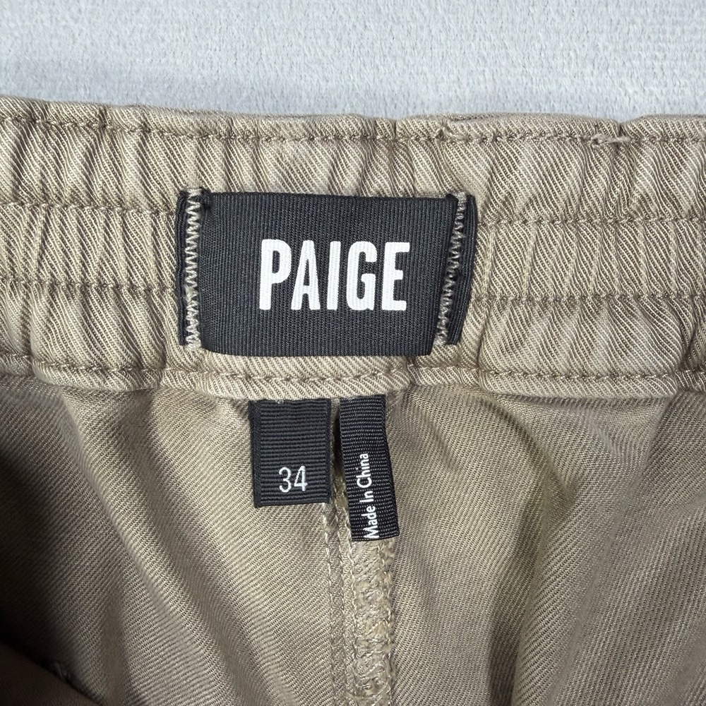 Paige Christy Pant Women's Size 34 Brown Drawstring Elastic Cuffed - Picture 6 of 12